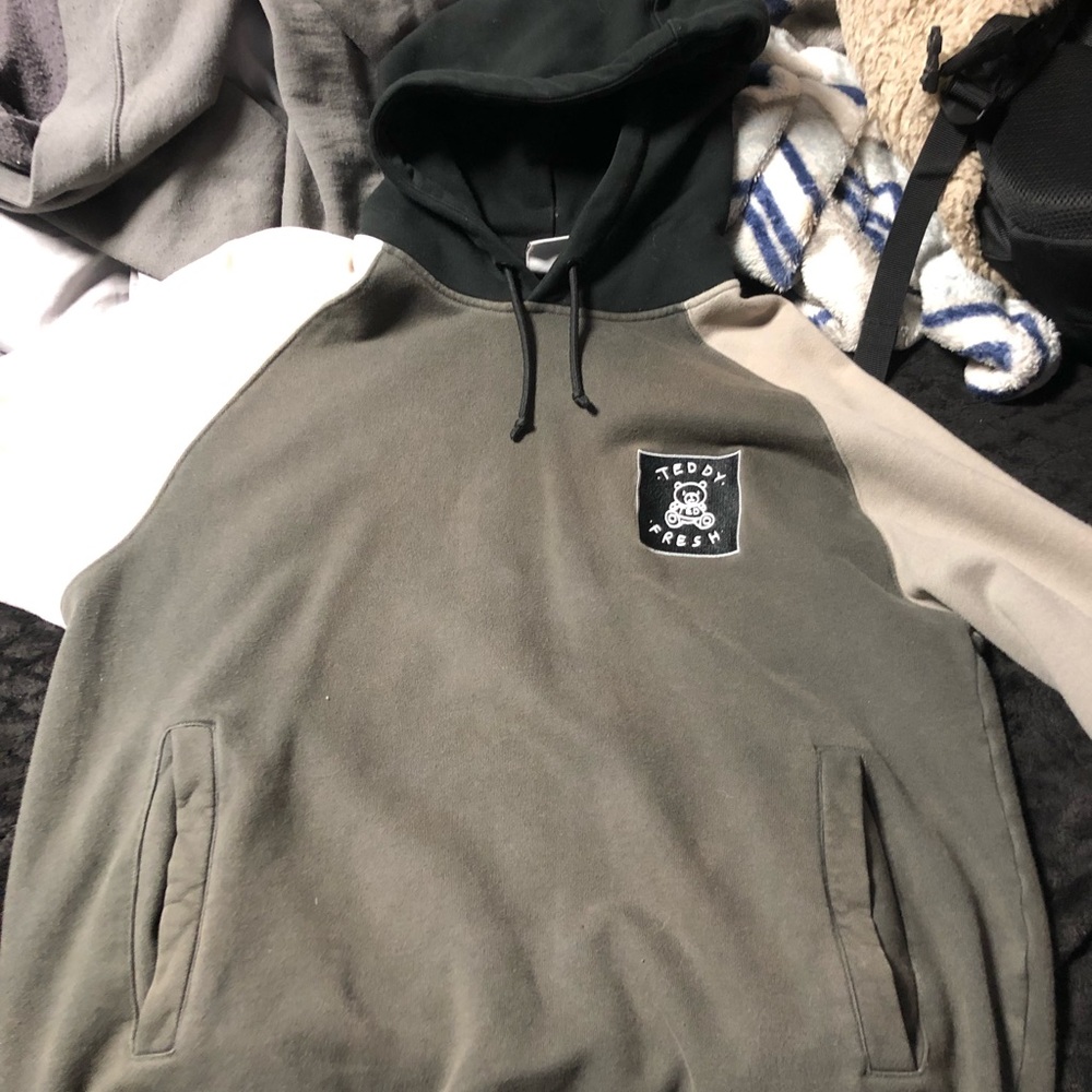 Teddy Fresh Color Block Hoodie